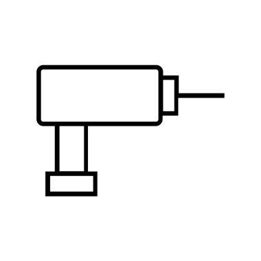 sondaj simgesi izole edilmiş işaret vektörü çizimi