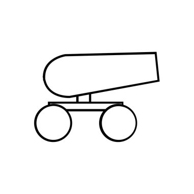 Topun ağ simgesi vektör illüstrasyonu