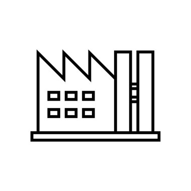 yapı çizgisi simgesi vektörü