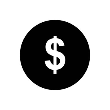 Dolar simgesi vektör illüstrasyonu