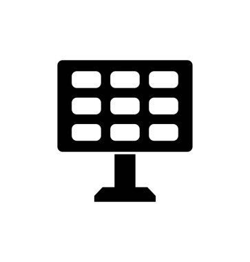 Stadyum ışığı simgesi, vektör basit tasarım