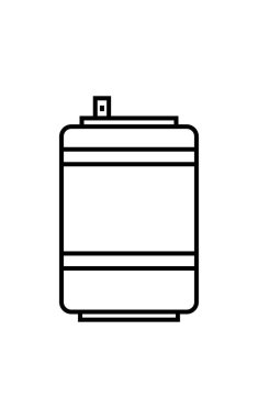 Süt kutusu simgesi. Moda tarzında izole edilmiş sürahi.