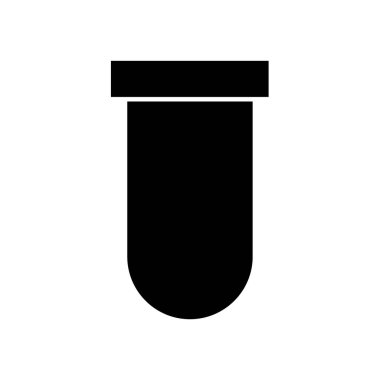 test tübü web simgesi vektör çizimi