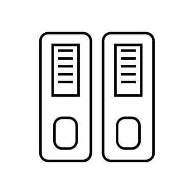 arşiv web simgesi vektör illüstrasyonu