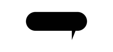 kabarcık konuşma vektörü çizim şablonu