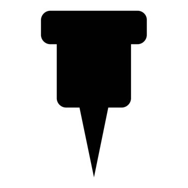 pin simgesi vektör illüstrasyonu