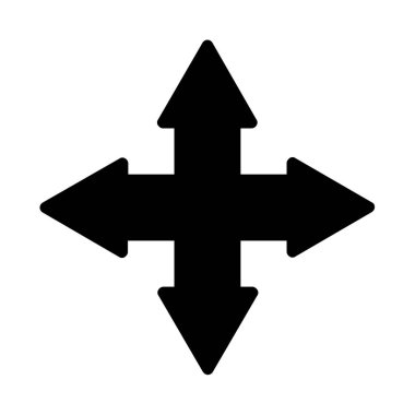 Oklar. Web simgesi basit illüstrasyon