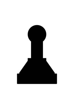 kahve tamp simgesi, vektör basit tasarım