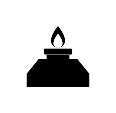 mum vektörü ince çizgi simgesi 