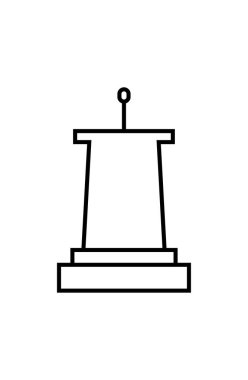 tribün simge vektör çizim