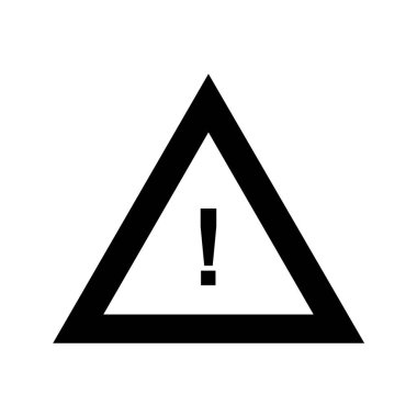 uyarı işareti illüstrasyon vektörü