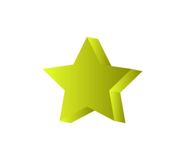 Yıldızın vektör illüstrasyonu