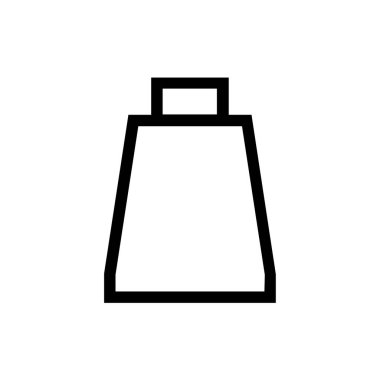 Beyaz arkaplanda izole edilmiş kozmetik şişe simgesi vektörü