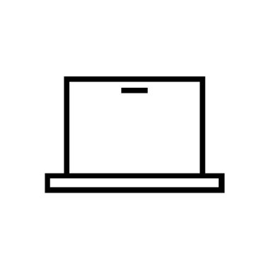 Dizüstü ince çizgi simgesi