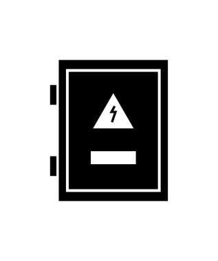 Elektrik paneli kabine vektör çizimi