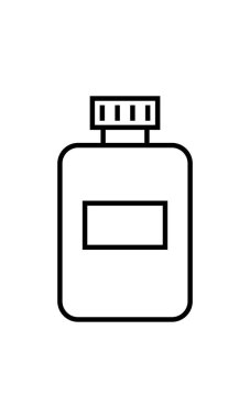 şişe simgesi vektör illüstrasyonu