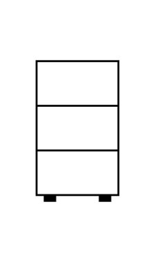 Kabine vektör illüstrasyonu modern simge