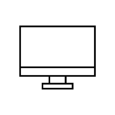 bilgisayar ekran vektör resimleme arkaplanı 