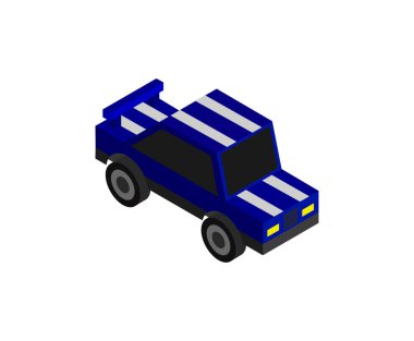 Araba vektörü illüstrasyon simgesi tasarımı 