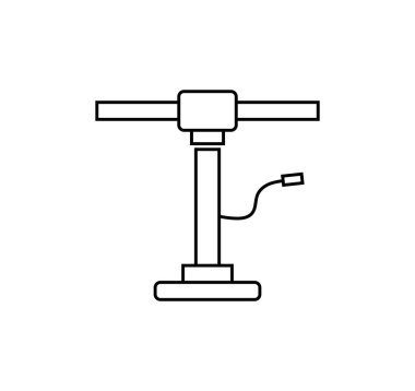 motor pompası ikon vektör illüstrasyonu