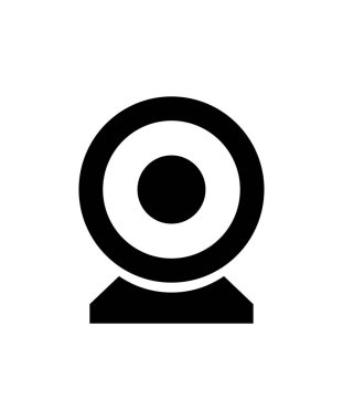 kamera vektörü ince çizgi simgesi 