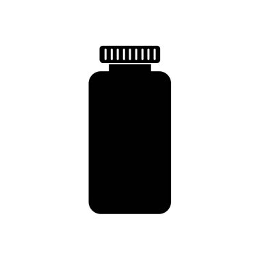 şişe simgesi vektör illüstrasyonu