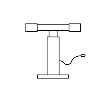 motor pompası ikon vektör illüstrasyonu