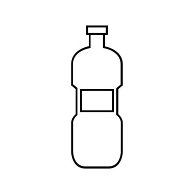 Su vektör simgesi şişesi