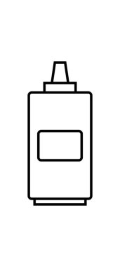 Yapıştırıcı çubuğu vektör illüstrasyonu