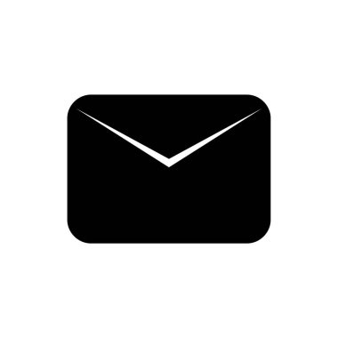 e- posta simgesi vektörü. izole vektör sembolü.