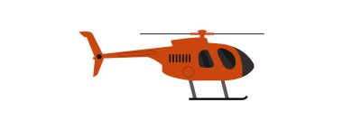 Helikopter vektör simgesi. düz tasarım biçimi.