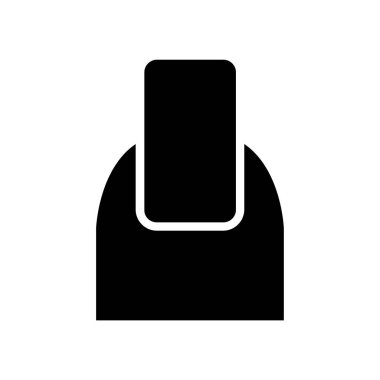 parmak, tırnak simgesi vektör illüstrasyonu