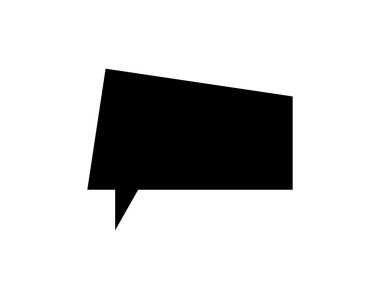 kabarcık konuşma vektörü çizim şablonu