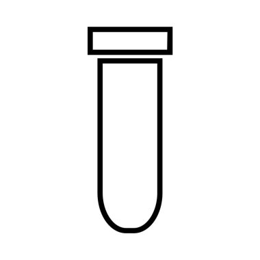 test tübü ikon vektör çizimi