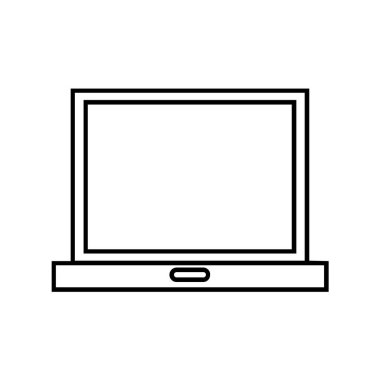bilgisayar simgesi vektör illüstrasyonu