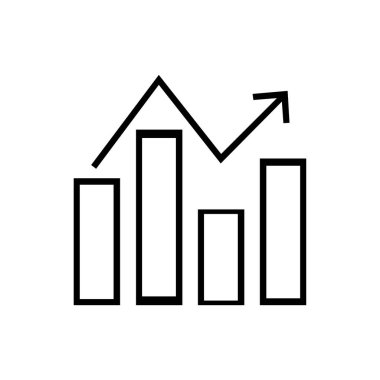 grafik ikonu vektör illüstrasyonu