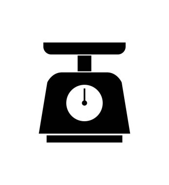 Mutfak boyutu ikon vektör illüstrasyonu