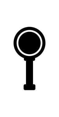 Büyütecin vektör illüstrasyonu