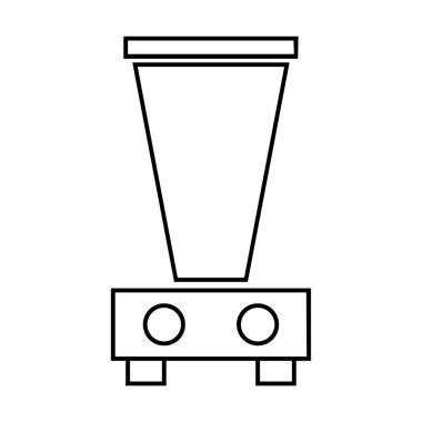 Kahve öğütücü simgesi, vektör basit tasarım 