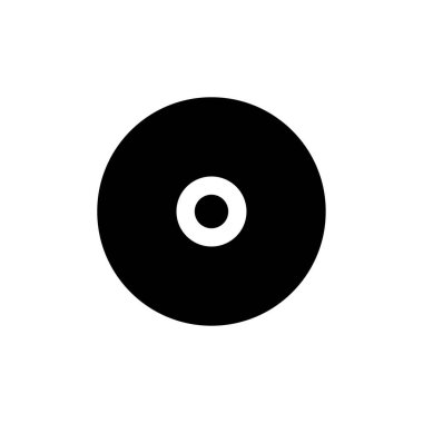 CD simgesi, vektör illüstrasyonu basit tasarım