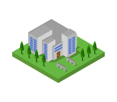 İnşa simgesi, izometrik biçim