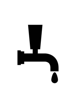 Bira tap simgesi vektör illüstrasyonu