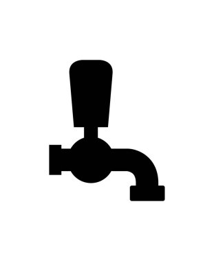 Bira tap simgesi vektör illüstrasyonu