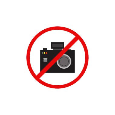 Kamera simgesi vektör illüstrasyonu yok