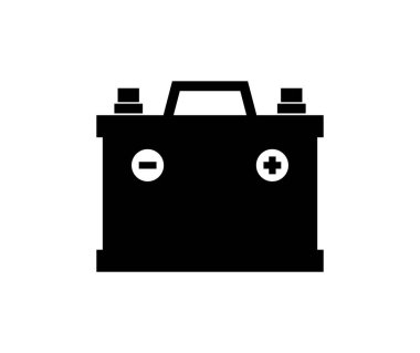 araba aküsü vektör illüstrasyonu