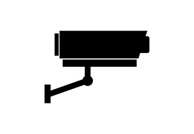 cctv güvenlik kamerası simgesi vektör illüstrasyon tasarımı
