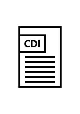 CDI dosya simgesi beyaz arkaplanda gösterilmiştir