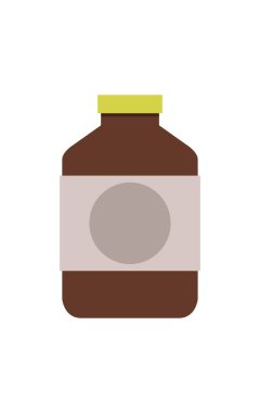 Çikolata kavanozu, vektör illüstrasyonu basit tasarım 