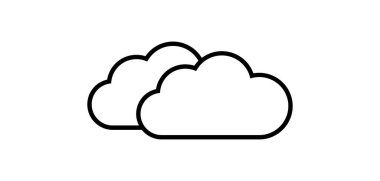 bulutlu hava kutsal kişilerin resmi, vektör çizim