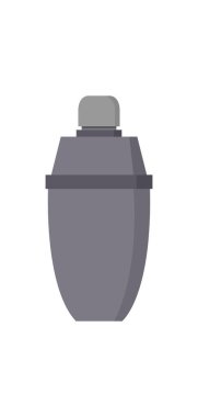 Beyaz arkaplanda kokteyl sallama satırı simgesi